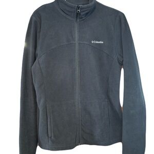Columbia Charcoal Full-Zip Fleece Jacket